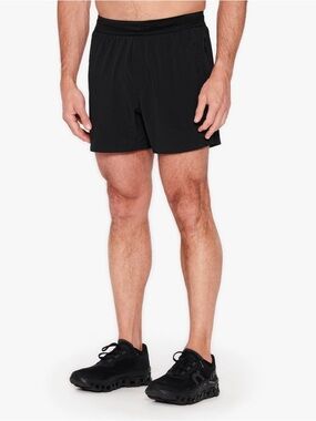 Ten Thousand Session Unlined Shorts 5” in Black, Men’s size Large